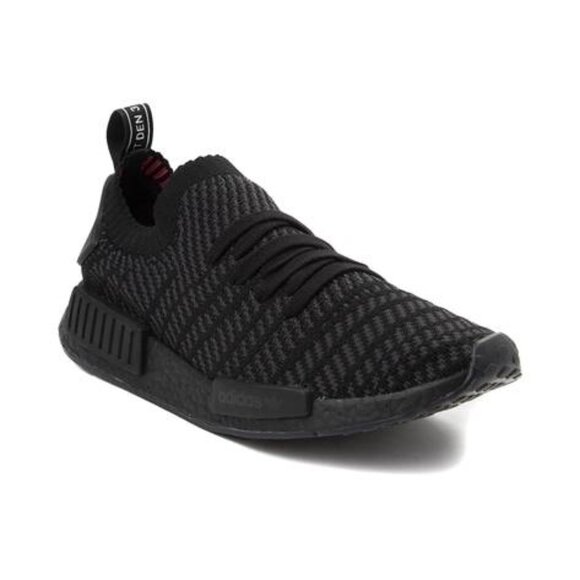 NWT  WITH BOX Adidas NMD_R1 STLT Primeknit Shoe Black Size 8 - Picture 1 of 1